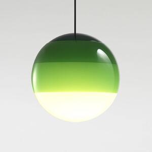 MARSET LED závěsné světlo Dipping Light Ø 13 cm zelená, stmívatelný, Zelená, Obývací pokoj / jídelna, Sklo, Design, Koule