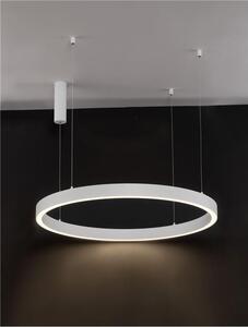 Nova Luce Závěsné LED svítidlo STING, 60W 3000K Eaglerise, stmívatelné Barva: Bílá