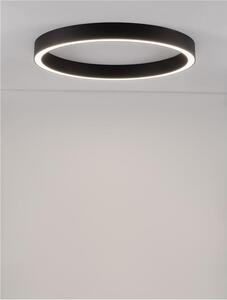 Nova Luce Stropní LED svítidlo STING, 50W 3000K Eaglerise, stmívatelné Barva: Černá