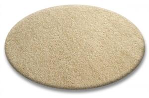 Kusový koberec Shaggy Roy krémový kruh 100cm