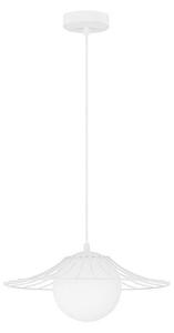 Nova Luce Závěsné svítidlo FLY, E27 1x12W Barva: Bílá