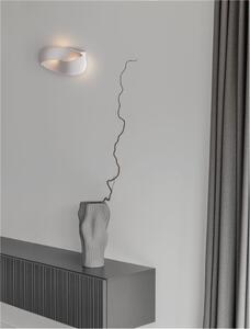 Nova Luce Nástěnné LED svítidlo INFINITY saténový bílá kov 6W 3000K