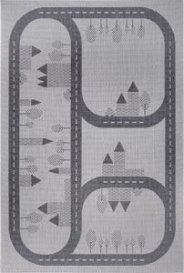 Dětský kusový koberec Flatweave Kids Rugs 104878 Grey