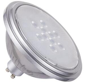 SLV 1005296 LED žárovka, 7,3W 40° 4000K 560lm GU10 ES111 (QPAR111), stříbrná, prům. 11,1cm