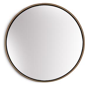 Casa Chic Fournier Nástěnné zrcadlo s kovovým rámem kulaté Ø 40 cm