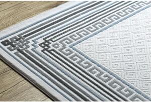 Luxusní kusový koberec akryl Bryan šedý 160x230cm