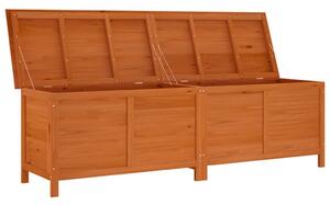 Zahradní úložný box hnědý 198,5 x 50 x 56,5 cm masivní jedle