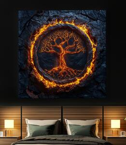 Obraz na plátně - Strom života Gran Fuego FeelHappy.cz Velikost obrazu: 40 x 40 cm