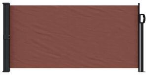 Zatahovací boční markýza hnědá 100 x 300 cm