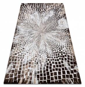 Luxusní kusový koberec akryl Kiana hnědý 160x230cm