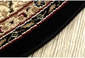 Kusový koberec Agas černý kruh 120cm