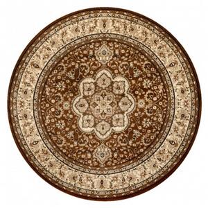 Kusový koberec Agas hnědý kruh 150cm