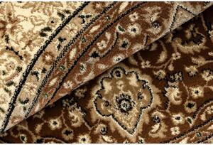 Kusový koberec Agas hnědý kruh 120cm