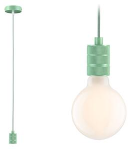 Paulmann 78433 Tilla, světle zelené svítidlo pro dekorativní žárovku, 1x60W E27 délka 210cm