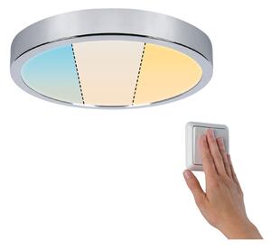 Paulmann 78926 Aviar, chromové koupelnové svítidlo, 18W LED dimwitch 2700/4000/6500K, prům.30cm, IP44