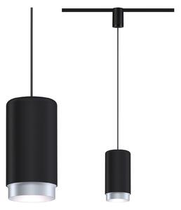 Paulmann 95402 Corus, černé závěsné svítidlo pro Urail, 1x50W E27, výška 27,2cm