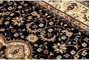 Kusový koberec Agas černý ovál 100x180cm