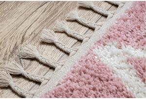 Kusový koberec Shaggy Beni růžový 160x220cm