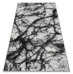 Weltom Kusový koberec BCF Morad MRAMOR Abstraktní šedý Rozměr: 200x300 cm