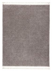 Kusový koberec Shaggy Berta hnědý 240x330cm