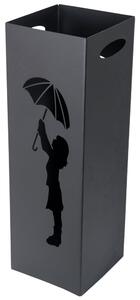 Kovový stojan na deštníky Rain2, 60x20 cm
