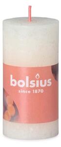 Bolsius Rustic Shine Válec 50x100mm Soft Pearl, krémová svíčka