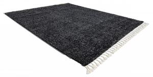 Kusový koberec Shaggy Berta antracitový 240x330cm