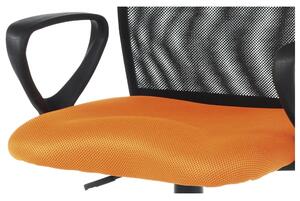 Kancelářská židle FRESH oranžová/černá