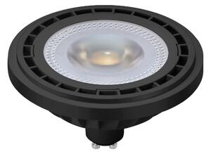 Halogenová LED žárovka GU10 teplá 3000k 10w 870 lm černá