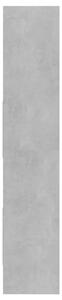 Knihovna Carda - dřevotříska - 40x35x180 cm |betonově šedá
