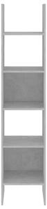 Knihovna Carda - dřevotříska - 40x35x180 cm |betonově šedá