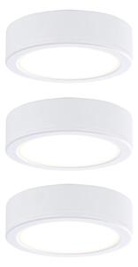 P 99989 LED přisazená nábytková svítidla sada Pukk bílá 3x3,5W teplá bílá 3ks sada vč. trafa - PAULMANN