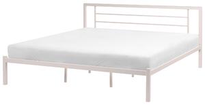Postel Kov CUSSET 180 x 200 cm Světle béžová