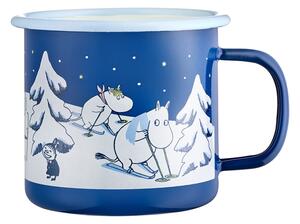 Muurla Hrnek Moomin Starry Night 0,37l, smalt / modrý