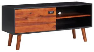 TV stolek 110 x 35 x 50 cm masivní akáciové dřevo a MDF