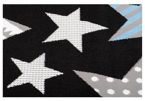 Kusový koberec PP Stars černý 220x300cm