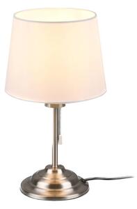 Lindby - Alomira Stolní Lampa H32 Nickel/White - Lampemesteren