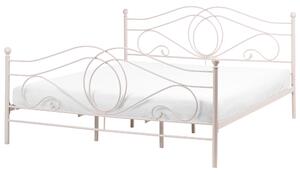 Postel Kov LYRA 180 x 200 cm Světle béžová