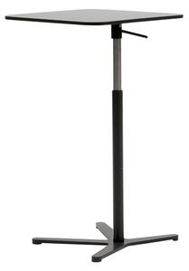 XO stolek, Provedení černá, Rozměr Xo 52x40 cm výškově stavitelný trapézový Softline