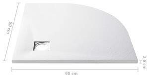 Sprchová vanička - SMC - 90x90 cm | bílá