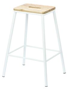 Barová stolička Seattle bílá