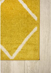 Kusový koberec Astan žlutý 80x150cm