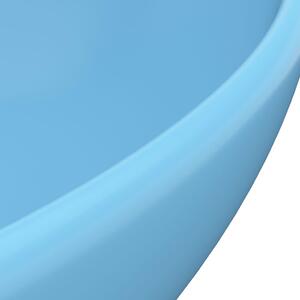 Luxusní umyvadlo Vasc - oválné - 40x33 cm | matně světle modré