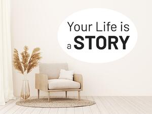 Your life is a story šíře 45 cm