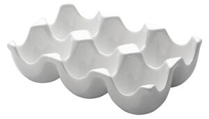 Bílý porcelánový stojan na vajíčka Maxwell & Williams Basic