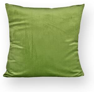 GADEO dekorační povlak na polštář VELVET zelená Rozměr: 30x30 cm