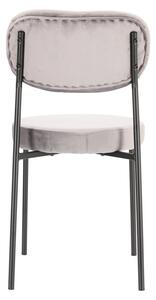 Židle Camile Velvet šedá