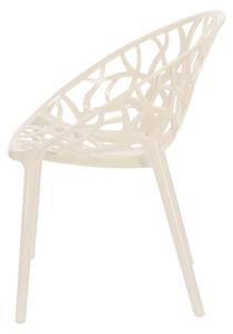 Židle Coral ivory white