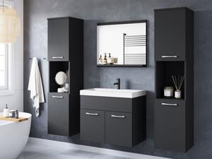 Koupelnový nábytek Floryna XL, Barva: černý grafit, Sifon k umyvadlu: ne, Baterie: bez baterie 5903211457401