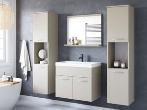 Koupelnový nábytek Floryna XL, Barva: kašmírová béžová, Sifon k umyvadlu: ne, Baterie: bez baterie 5903211457395